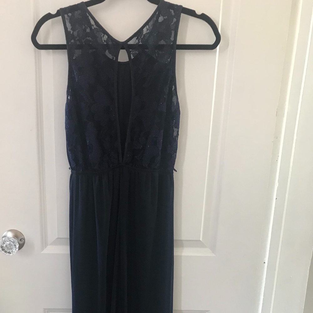 Long Navy Dress